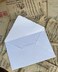 Wanderings Handmade White Deckle Edge Envelope - 4. 25x6. 25" Package of 25 - for Announcements, Wedding Invitations, Greeting Cards, Crafts - Thick 130 GSM.