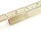 QWORK Folding Wood Rule, 6 FT 6 Inch Foldable Ruler with US and Metric Measurements for Carpenters.
