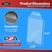 Cardboard Gold PSA Graded Card Sleeves - Perfect Fit Resealable Sleeves for PSA Graded Baseball, Football, Gaming, Sports Cards - PSA Slab Sleeves Protector, Acid Free Card Slabs, 50 Count Pack.
