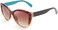 FEISEDY Polarized Retro Sunglasses Women Cat Eye Oversized Frame Sun Glasses B2451.