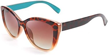 FEISEDY Polarized Retro Sunglasses Women Cat Eye Oversized Frame Sun Glasses B2451.