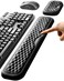 VAYDEER Keyboard and Mouse Wrist Rest Pad Set Padded Memory Foam Hand Rest Support for Office, Computer, Laptop, Mac Typing and Wrist Pain Relief and Repair(Large Set.