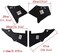 XUKEY Fender Liners Splash Shield for Land Cruiser Prado J120 J150 120 150 Apron Seal Skirt Mud Flaps Guards Mudflaps Mudguards 53735-35150 53736-35150 53886-35020 W/Clips 9046710186.