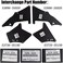 XUKEY Fender Liners Splash Shield for Land Cruiser Prado J120 J150 120 150 Apron Seal Skirt Mud Flaps Guards Mudflaps Mudguards 53735-35150 53736-35150 53886-35020 W/Clips 9046710186.