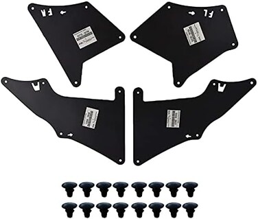 XUKEY Fender Liners Splash Shield for Land Cruiser Prado J120 J150 120 150 Apron Seal Skirt Mud Flaps Guards Mudflaps Mudguards 53735-35150 53736-35150 53886-35020 W/Clips 9046710186.