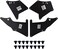 XUKEY Fender Liners Splash Shield for Land Cruiser Prado J120 J150 120 150 Apron Seal Skirt Mud Flaps Guards Mudflaps Mudguards 53735-35150 53736-35150 53886-35020 W/Clips 9046710186.