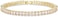 PAVOI 14K Gold Plated Cubic Zirconia Classic Tennis BraceletGold Bracelets for Women4mm CZ, Size 6. 5-7. 5 Inch.