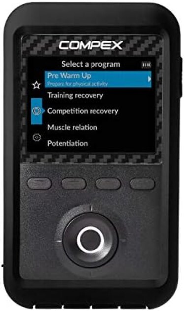 Compex Sport Elite 3. 0 Muscle Stimulator with TENS Kit, 10 Programs Helps facilitate and Improve Muscle Performance, Black.