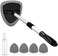 AstroAI Car Windscreen Cleaner, 4 Reusable and Washable Microfiber Pads, Windshield Cleaning Wand Tool with Telescopic and Extendable Handle Auto Inside Glass Wiper Kit, Grey.