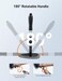 AstroAI Car Windscreen Cleaner, 4 Reusable and Washable Microfiber Pads, Windshield Cleaning Wand Tool with Telescopic and Extendable Handle Auto Inside Glass Wiper Kit, Grey.