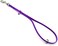 حلقات تصفيف الشعر GROOMERSPRO Groomers Pro Jelly Grooming Loops 3/8 بوصة × 18 بوصة مع حلقة (أرجواني).