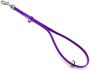 حلقات تصفيف الشعر GROOMERSPRO Groomers Pro Jelly Grooming Loops 3/8 بوصة × 18 بوصة مع حلقة (أرجواني).