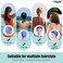 Tripsky Silicone Swim Cap,Comfortable Bathing Cap Ideal for Curly Short Medium Long Hair, Swimming Cap for Women and Men, Shower Caps Keep Hairstyle Unchanged.