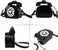 Oweisong Fun Telephone Purse for Women Novelty Pink Phone Tote Handbags Top Handle Shoulder Crossbdoy Bag.