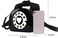 Oweisong Fun Telephone Purse for Women Novelty Pink Phone Tote Handbags Top Handle Shoulder Crossbdoy Bag.