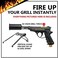 GRILLBLAZER Su-VGun Basic GrillCulinary Torch - Charcoal Starter - Professional Cooking, BBQ and BBQ Tool - Handheld Blowtorch For Chefs, Men and Women Who Want the Best Tool for the job.