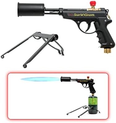 GRILLBLAZER Su-VGun Basic GrillCulinary Torch - Charcoal Starter - Professional Cooking, BBQ and BBQ Tool - Handheld Blowtorch For Chefs, Men and Women Who Want the Best Tool for the job.