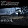 Ledlenser, MH8 Lightweight Rechargeable Headlamp with Removable Headstrap, High Power LED, 600 Lumens, Hands-Free Light for Outdoor, Backpacking, Hiking, Camping, Fishing, Black.