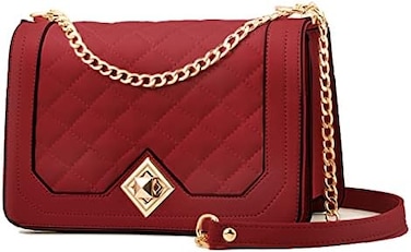 Travistar Small Shoulder Bag Women's PU Leather Handbag Women's Chain Worn Shoulder Tote Messenger Bag Shoulder Bag Shoulder Bags.