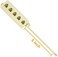 NECABLES (11PackPhone Jack Splitter 5 Way RJ11 6P4C 1 Male to 5 Females with 5in Pigtail and Telephone Line Coupler for Landline and Fax Ivory.