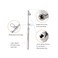 GODESON Dual Head Car Truck Tyre Pressure Gauge,Heavy Duty Pen Tyre Gauge Range to 150 psi/10 kg/cm2,Air Pressure Gauge Made for Car Truck RV HGV and Lorry accessories(Pack of 2.