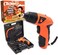 JOY TOWN Kids Real Power Drill Set &ndash; Electric Cordless Drill Tool Kit for Children with Interchangeable Bits, Flexible Shaft, Charger, All in Carrying Case, Learning Tools for BoysGirls Home DIY.