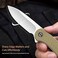 CIVIVI Elementum Pocket Knife C907S (Olive.