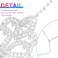 Nicute Rhinestone Body Chain Crystal Bra Bikini Chains Summer Beach Body Jewelry for Women and Girls (Silver.