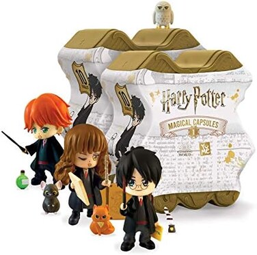 YuMe Official Harry Potter Merchandise Magical Capsules Gifts for Kids, Boys, Girls, Adult Women and Men - Series 1 (2 Pack.