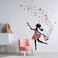 DEKOSH Girl Wall Decals for Baby NurseryPeelStick Decorative Wall Art Sticker for Teen Girl Bedroom, Playroom Mural.