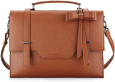 ECOSUSI Laptop Messenger Bag Women Briefcase 15. 6 inch Laptop Satchel Handbags.