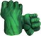 NuGeriAZ Superhero Hands Gloves Superhero Toy Fists Kids Soft Plush Superhero Costume Accessories Superhero Costumes Gloves Cosplay for Boy Girl Christmas Halloween Birthday Gift (1 PairGreen.