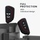 kwmobile Silicone Key Fob Cover Compatible with VW Golf 8 3 Button Car Key.