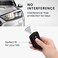 kwmobile Silicone Key Fob Cover Compatible with VW Golf 8 3 Button Car Key.
