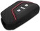 kwmobile Silicone Key Fob Cover Compatible with VW Golf 8 3 Button Car Key.