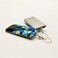 Wixine 2Pair Rectangle Van Gogh Starry Night Landscape Square Circle Van Gogh Starry Night Silver Trendy Glass Earrings.