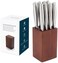 KITCHENDAO 5. 5&ldquo; Steak Knife Block Holder without Knives with 8 Slots - Eco-friendly Wooden Steak Knife Storage Block only - Space Saver-Compact Design Steak Knives Organizer -by.