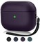 JIELIELE Upgrade Airpods Pro Case Cover, Leather Texture Full-Body Protective Case Cover for Apple Airpods Pro,Wireless Charging and Front LED Visible (Burgundy.