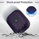 JIELIELE Upgrade Airpods Pro Case Cover, Leather Texture Full-Body Protective Case Cover for Apple Airpods Pro,Wireless Charging and Front LED Visible (Burgundy.