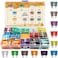 Qizpcer 140 Pieces Fuses Automotive - Standard Blade Car Fuse Kit, Auto Fuse Assorted for Marine, RV, Camper, Boat, Truck (1A 2A 3A 5A 7. 5A 10A 15A 20A 25A 30A 40AMP.