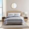 Nautica Home Galewood Collection Quilt Set-100% Cotton, Reversible, All Season Bedding with Matching Shams, Pre-Washed for Added Softness, Queen, Blue.