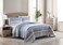 Nautica Home Galewood Collection Quilt Set-100% Cotton, Reversible, All Season Bedding with Matching Shams, Pre-Washed for Added Softness, Queen, Blue.