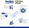 مرق دجاج إينابا الخالي من الحبوب، طبق جانبي/مكمل/إضافة/مكافأة للقطط مع فيتامين هـ، ثمانية أكياس وزن كل منها 1.76 أونصة، وصفة دجاج وتونة.