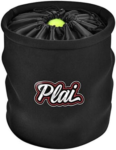 Plai Portable Tennis Ball Hopper Basket - Great for Tennis TrainingFast Feeder for Tennis Balls, Table Tennis, Pickleball, or Baseball Balls, Fits Around Any Waist - Holds 50Tennis Balls.
