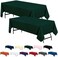 Utopia Kitchen Rectangle Table Cloth 2 Pack [60x102 Inches, Hunter Green] Tablecloth Machine Washable Fabric Polyester Table Cover for Dining, Buffet Parties, Picnic, Events, Weddings and Restaurants.