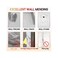 Sugelary Drywall Patch Repair Kit with Sc, Wall Spackle Repair Paste, Wall Filler Putty, Wall Mending Agent Quick and Easy Solution to Fill The Holes for Home Wall, Plaster Dent Repair and Wood Scratc