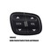 Reeoutdoor Steering Wheel Control Switch Button Replacement for 2003-2009 Silverado Suburban Tahoe Avalanche GMC Sierra Yukon Escalade Replaces21997738, 21997739, 1999442, 1999443.
