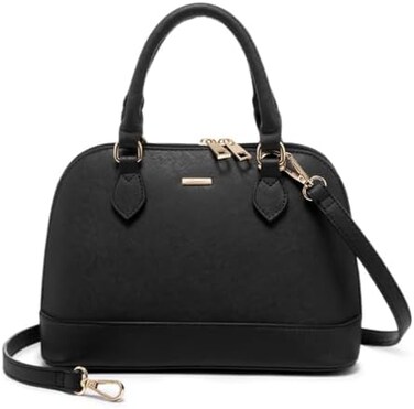 LOVEVOOK Purse for Women Small Crossbody Bags Classic Double Zip Top Handle Dome Satchel Bag.