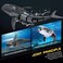 Coodoo 2. 4G Remote Control Shark Toy 1:18 Scale High Simulation Shark Shark for Swimming Pool Bathroom Great Gift RC Boat Toys for 5Year Old Boys and Girls.