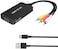 TaiHuai HDMI to RCA Converter, HDMI to AV 3RCA CVBs Composite Video Audio Converter Adapter Supports PAL/NTSC for TV Stick, Roku, Apple TV, PC, Laptop, Xbox, HDTV.
